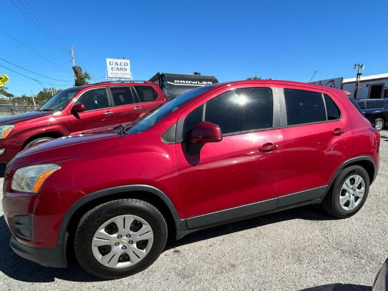 CHEVROLET TRAX RED 2015